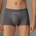3 Pack Men's Seamless Breathable Trunks with 7A Antibacterial Mulberry Silk Lining
