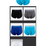 3 Pack Men's Mid Waist Breathable Mesh Home Aloha Boxers