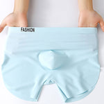 4 Pack Men's Seamless U-Shaped Pouch Lightweight & Breathable Boxer Briefs