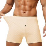 2 Pack Men's Workout Ready Built to Prevent Chafing Ice Silk Boxer Briefs