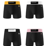 3 Pack Men's Anti-Chafing High-Rise Cotton Sport Supportive Fit Soft Trunks