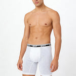2 Pack Men's Solid Color Breathable Mesh Comfortable Midway Briefs