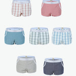 2 Pack Men's Silky Touch Skin-Friendly Chafe-Free Design Boxers Shorts