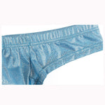 3 Pack Men's Sparkle Thongs in Solid Colors