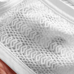 2 Pack Men's Sexy Semi-Sheer Lace Mesh Trunks with Contoured U-Pouch