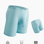 2 Pack Men's Mesh Transparent Sports Fitness Loose Boxer Briefs