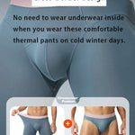 Men's Thin Slim-Fit 2-in-1 Thermal Bottoms & Long Johns