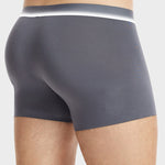 Men's Breathable Solid-Colored Antibacterial Seamless Trunks