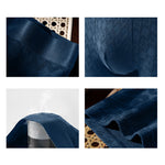 4 Pack Men's Antibacterial Cotton Jacquard Breathable Solid Color Trunks
