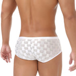 2 Pack Men's Mesh Breathable Large U-Pouch Quick-Dry Low-Rise Sexy Trunks