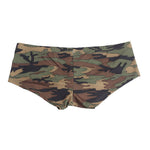 Men's Camo Print Short Leg Trunks