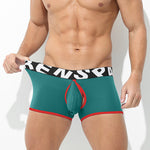 2 Pack Men's Sexy Modal Trunks with Open Front & Back and Removable Pouch