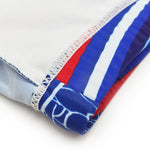 Men's Striped Trunk Square Leg Swimsuit