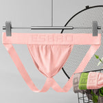 2 Pack Men's Ribbed U-Pouch Sexy Jockstrap