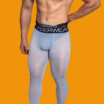 Men's Low-Rise Breathable Silk-Like Semi-Transparent Tights