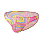 4 Pack Men's Quick-Dry & Slim-Fit Sheer Mesh Print Briefs
