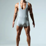 Men's Wrestling Suit Fitness Home Bodysuit
