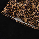 3 Pack Men's Leopard Print Ice Silk Loose-Fit Casual Boxer Briefs