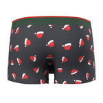 2 Pack Men's Seamless Comfort Playful Style Prints Breathable Trunks