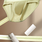 2 Pack Men's Waffle-Knit Cotton Separable Scrotum Support Briefs