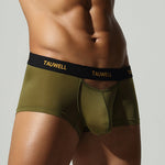 2 Pack Men's Soft Touch Mid-Rise Cooling Minimalist Design Trunks