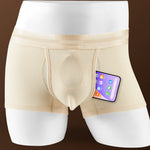 3 Pack Men's Breathable Comfort Double-Sided Access Soft Waffle Cotton Trunks