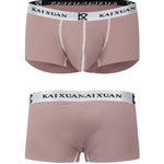 2 Pack Men's Modal Simple Skin-Friendly Trunks