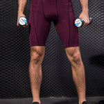 Men's Workout Ready Stretch Fit Tagless & Seamless Sporty Cut Activewear Tops & Tights