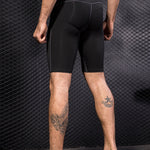 Men's Workout Ready Stretch Fit Tagless & Seamless Sporty Cut Activewear Tops & Tights