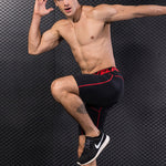 Men's Workout Ready Stretch Fit Tagless & Seamless Sporty Cut Activewear Tops & Tights