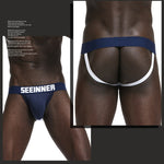 2 Pack Men's Cotton Stretch Jock Strap