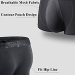 3 Pack Men’s Breathable 3D Pouch Trunks