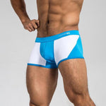 2 Pack Men's Premium Ice Silk U-Pouch Design Soft & Smooth Trunks