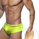 Men's Anti-Odor Sporty Cut Solid Color Swim Briefs