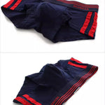 Men's Slim-Fit Cotton Trunks - Low Rise & Lifting Support