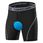 2 Pack Men's Shock-Absorbing Pad High-Stretch Sporty Activewear Tights