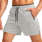 Men's Zipper Pockets & Quick-Dry Movement-Friendly Activewear Shorts