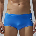 2 Pack Men's Cartoon Print Low-Rise Trunks – Seamless & Lightweight Fit