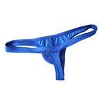 3 Pack Men's Large Enhancing Pouch & Solid Color Low-Rise Thongs