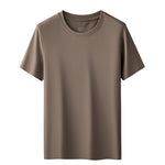 Men's Double-Faced Modal Crewneck Base Layer Casual Ultra-Soft Tagless T-Shirt