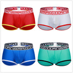 2 Pack Men’s Breathable Large Pouch Mesh Fitness Trunks
