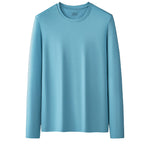 Men's Double-sided Modal Long-sleeved Solid Color T-shirt