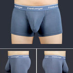 FreeLonger Men's Comfy Separate Support Pouch Trunks