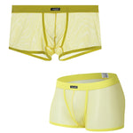 Men's Sexy Transparent Mesh Trunks