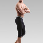 2 Pack Men's Anti-Chafing Workout Quick-Dry & Breathable Activewear Tights