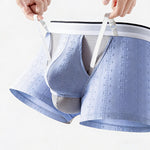 Men's Premium Soft Cotton Pouch Comfort & Breathability Lift System Trunks