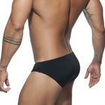Men’s Solid Color Swim Briefs with Removable Pad