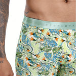 3 Pack Men's Mid-Rise Stay-Put Fit Skin-Friendly Breathable Briefs & Trunks