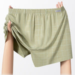 2 Pack Men's Breathable Day-Long Comfort Skin-Friendly Loungewear Shorts