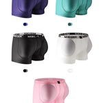 2 Pack Men's Lifting Breathable with Removable Foam Butt Pads Shapewear
